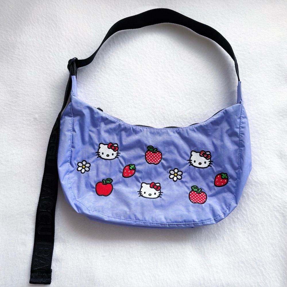 BAGGU X Hello Kitty Medium Nylon Crescent Bag